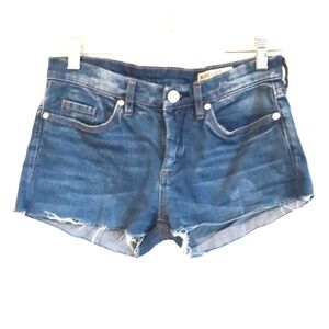BLANKNYC mid rise custom cut jean denim shorts size 27